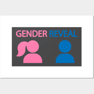 Gender reveal artistic design Posters and Art